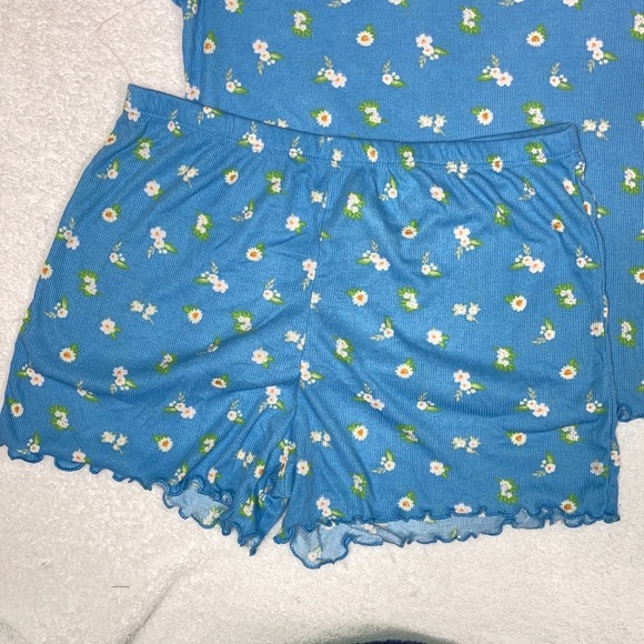 NWT xxl 18 art class blue floral summer pajamas - Picture 2 of 8